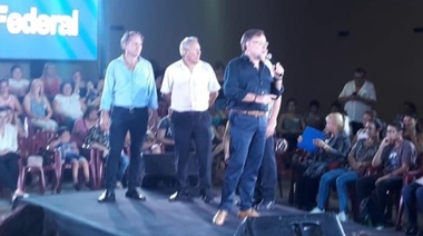 Camino a las primarias: Romero junto a Urtubey en Lomas de Zamora