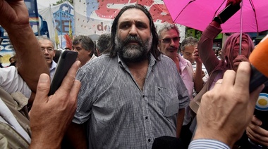 Baradel estuvo en Junín e insistió con la conformación de un "Frente Patriótico"