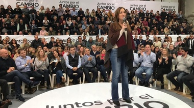 En Junín, Vidal recargada apuntó contra el peronismo y pidió “seguir cambiando las cosas”