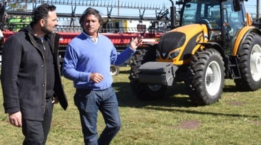 Aiola bajó un mensaje de apoyo a Vidal en la muestra del campo de su ciudad