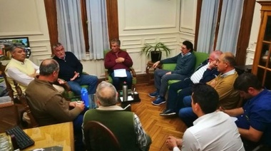 Gatica recibió a la Federación Agraria en un gesto de acercamiento al campo