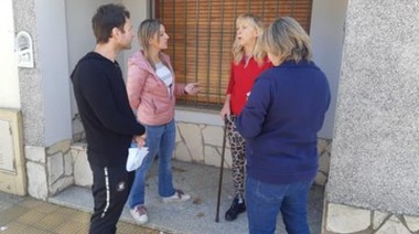 El oficialismo en Junín sigue con los timbreos con todos sus funcionarios en las calles