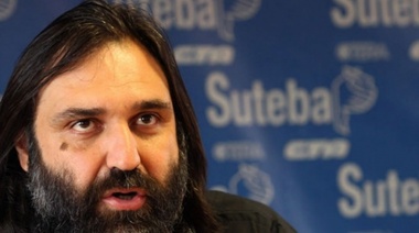 Baradel dijo que la adhesión al paro docente es "muy importante" en la Provincia