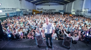 Monzó se lanzó en Provincia con guiño al peronismo y discurso anti grieta