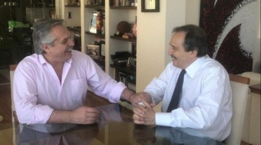 Alfonsín visitó a Alberto F. y se comprometió a "acercar posiciones con la UCR"