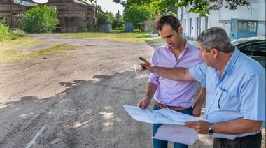 Petrecca recorrió las hectáreas cedidas al Municipio
