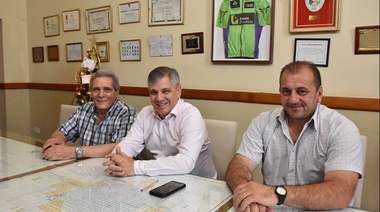 Britos recibió en Chivilcoy al Secretario General de la CGT