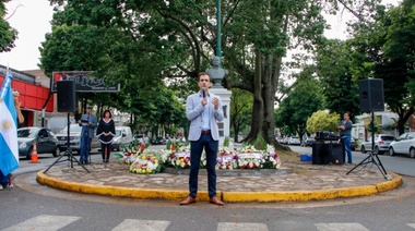 Petrecca planteó "cuatro años de desarrollo" en los festejos por el  192º aniversario de Junín