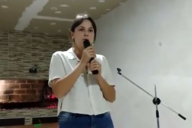 Precandidata K de Chacabuco aseguró que la gente pide "que vuelva Cristina"