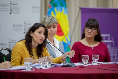 Igualdad de género: Gelitti en la entrega de premios que dio el Senado bonaerense