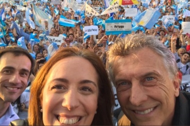 “Después de la elección vamos a volver a crecer”, dijo confiado Macri desde Junín
