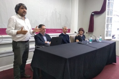Jorge Rivas estuvo en Junín en una charla junto a dirigentes del Frente de Todos