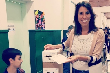 Votó Muffarotto: “Esperamos que al final de la jornada nos encuentre a todos celebrando”