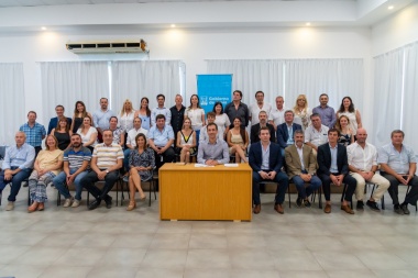 Petrecca presentó a los integrantes del nuevo gabinete municipal
