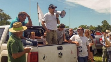 "Tractorazos" en Pergamino y Salliqueló contra las retenciones y la Ley Fiscal