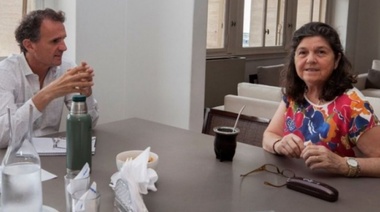 Gianini visitó a Katopodis en Obras Públicas de la nación con proyectos para su distrito