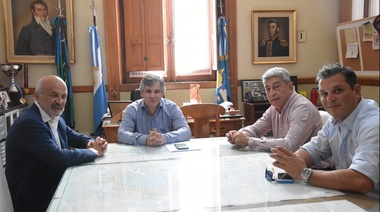 Britos recibió a las autoridades de la Universidad Nacional de Luján