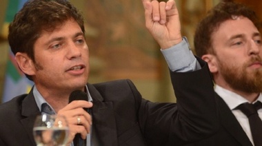 Kicillof salió en respaldo del gobierno nacional en el primer día de la medida de fuerza