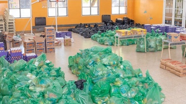 Nueva entrega de alimentos del servicio alimentario escolar