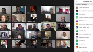 Con presencia de la cuarta, el  PJ apoyó las gestiones de Fernández y Kicillof