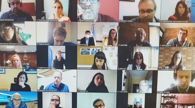 Paola Rizzo participó de una reunión con los Ministros Arroyo y Gómez Alcorta