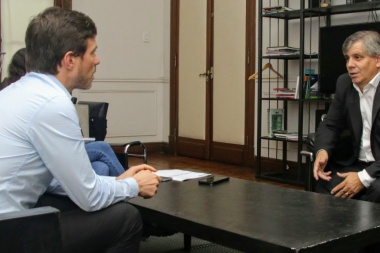 Gestiones de Britos ante el Ministerio de la Producción bonaerense