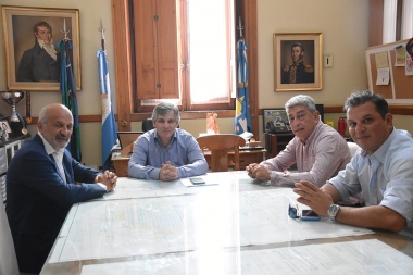 Britos recibió a las autoridades de la Universidad Nacional de Luján
