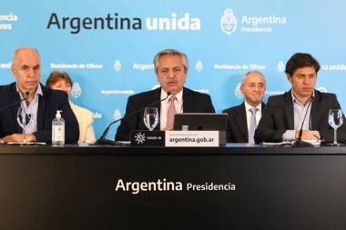 El Presidente anunció la extensión del aislamiento en el AMBA y la fase 4 para el resto del país