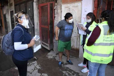 Sigue siendo más rápido el ritmo de casos de COVID-19 en Provincia que en CABA