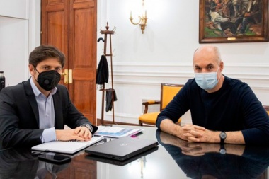 Larreta y Kicillof  preparan un encuentro para acordar cómo sigue la cuarentena