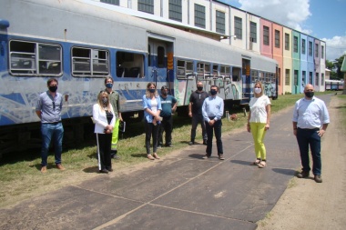 Funcionaria de Desarrollo Social visitó el CDR y la Cooperativa Ferroviaria