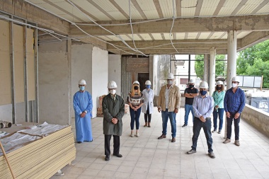 Britos con "Topo" Rodríguez en Chivilcoy: recorrida y anuncio de obras