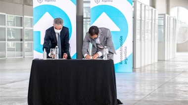 Petrecca consideró "una muestra de madurez" la firma del convenio con Meoni por la nueva terminal