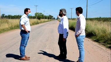 Ministro agrario bonaerense anunció obras sobre caminos rurales de Alem y Lincoln