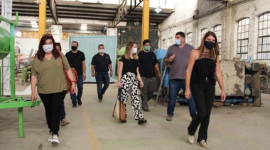 Autoridades de la Defensoría del Pueblo  y de Patronato de Liberados visitaron la Cooperativa Innovar y el Club Sarmiento