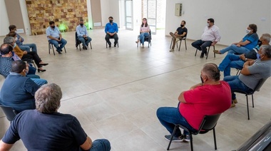 Reunión con la dos CGT por el plan integral de seguridad local
