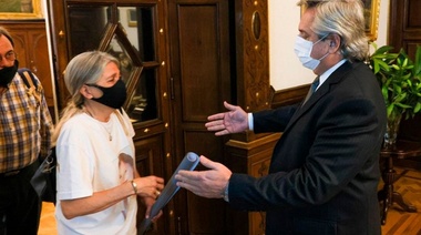 El presidente Fernández recibió a los padres de Úrsula Bahillo