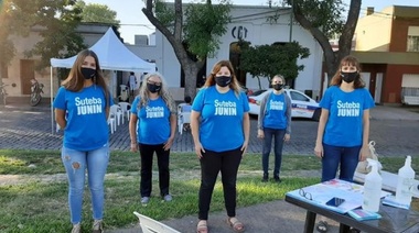 Golpes y agresiones a integrantes de Suteba en la posta vacunatoria de la CGT