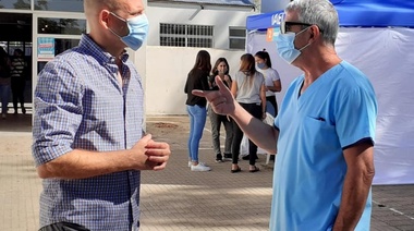 Lago llamó a no relajar los cuidados personales en Alberti y advirtió sobre la segunda ola