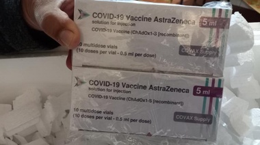 Llegaron este lunes 400 nuevas vacunas Astrazeneca a Junín
