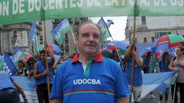 Falleció Miguel Ángel Díaz, fundador del gremio docente UDOCBA