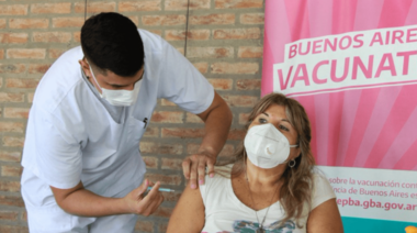 6 municipios de la cuarta entre el grupo de los 20 de la provincia que vacunaron al 90% de los inscriptos