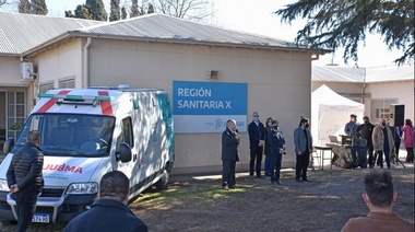 Britos recibió una ambulancia para el sistema de salud local por parte del gobernador Axel Kicillof
