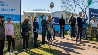 Inauguran obras del destacamento y la unidad sanitaria de Laplacette
