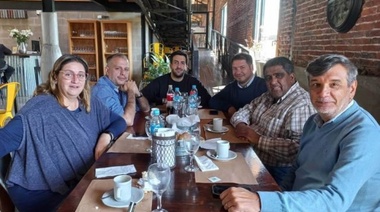 Buil estuvo en Junín con dirigentes del Partido del Diálogo