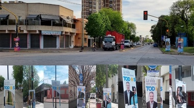 Golía denunció rotura de cartelería de campaña y apuntó al oficialismo