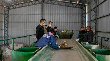 Pusieron en funcionamiento la Planta de Reciclado de Junín