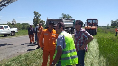 Comenzó la obra de reparación de la ruta nacional 33 en el tramo de América