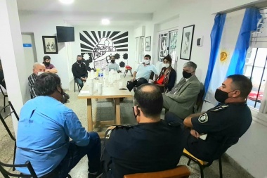 Autoridades del ministerio de seguridad bonaerense visitaron Junín