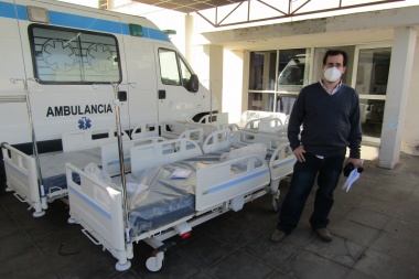 El Ministerio de Salud envió 4 camas para reforzar la terapia intensiva del HIGA Junín